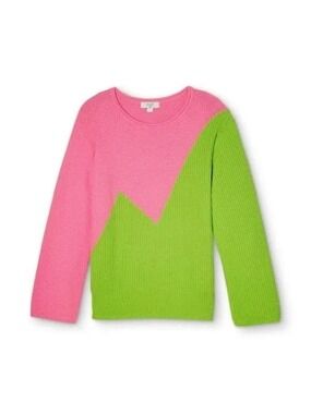 Victor Glemaud X Target Women's Crewneck Pullover Sweater Pink Green Small
